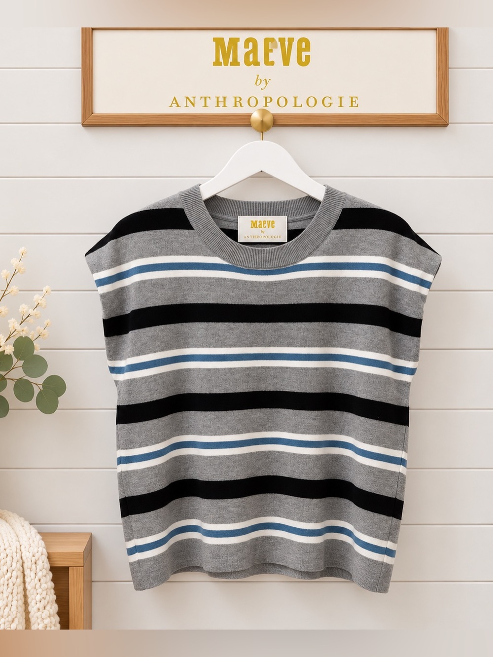 Maeve Sleeveless Knit Top – Size XL
